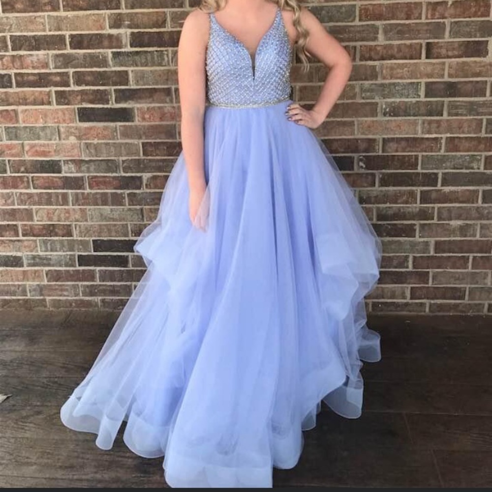 Lavender prom dress